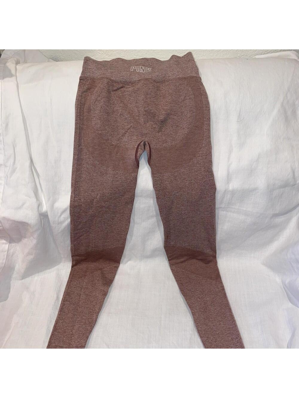 Victoria Secret Size XS Pink Coral Seamless Legging Lightweight Free Shipping